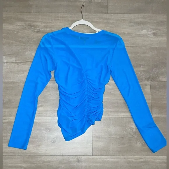 Long Sleeve Mesh Top - Picture 6 of 9